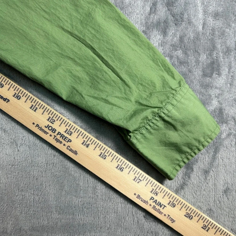 American Eagle Outfitters Mens L/G Green Button Down Long Sleeve Vintage Fit - Picture 5 of 6